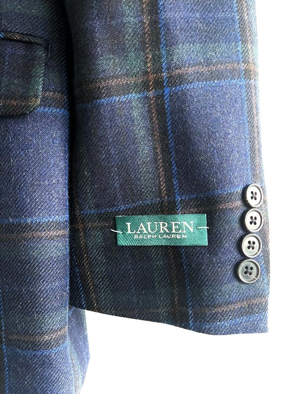 Lauren Ralph Lauren NWT Lexington Ultraflex Blue Plaid Sport Coat 44REG - Picture 4 of 8